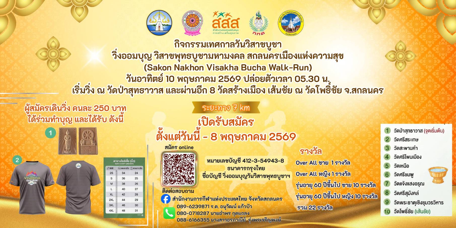 ภาพกิจกรรม SakonNakhon Visakha Bucha WR