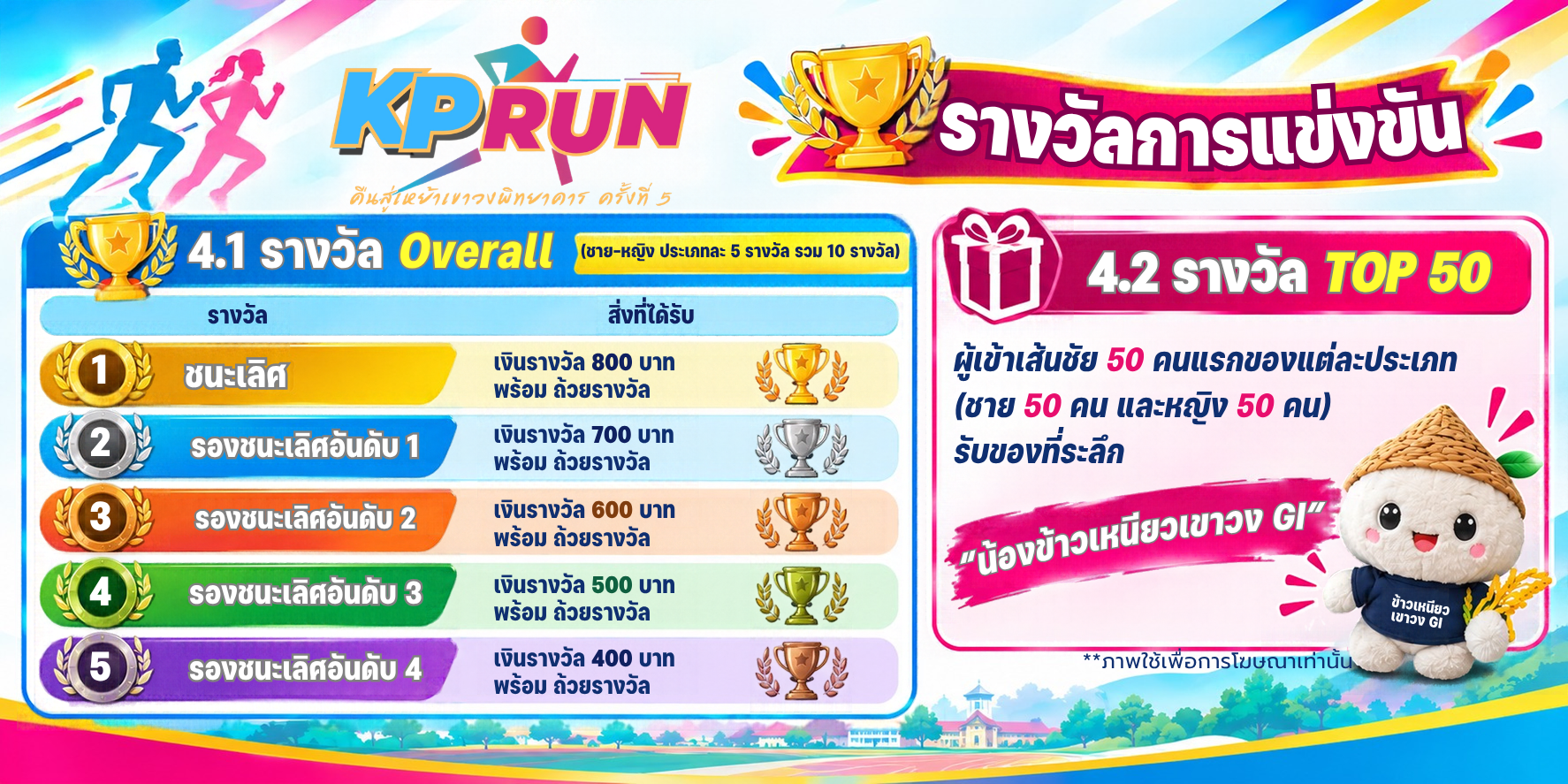 ภาพกิจกรรม KP RUN คืนสู่เหย้า เขาวงพิทยาคาร